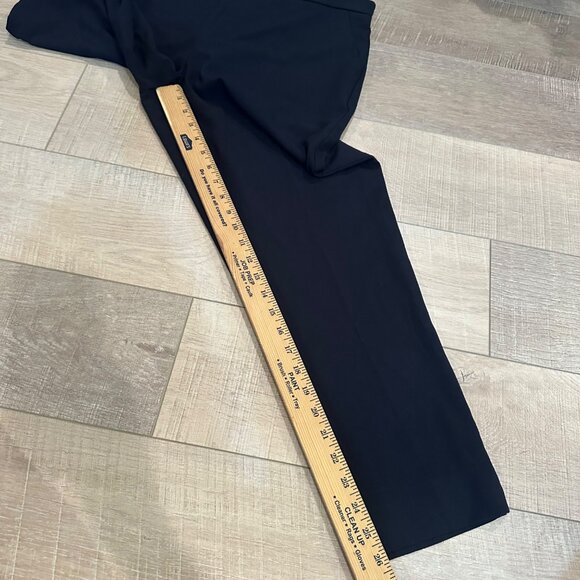 BANANA REPUBLIC WOMENS BLACK SIZE 12 TAPERED PULL ON PANTS NEW - Picture 3 of 11